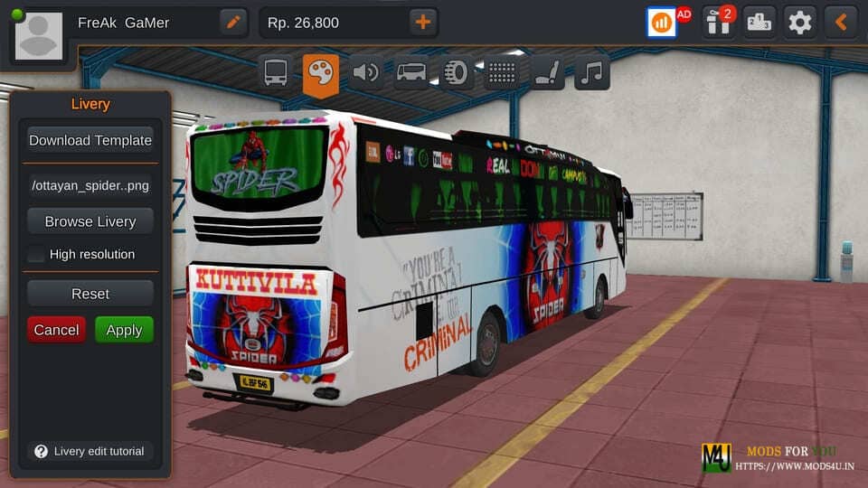 BUS ID Mods